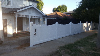 Feature Picket Fence in Box Hill South